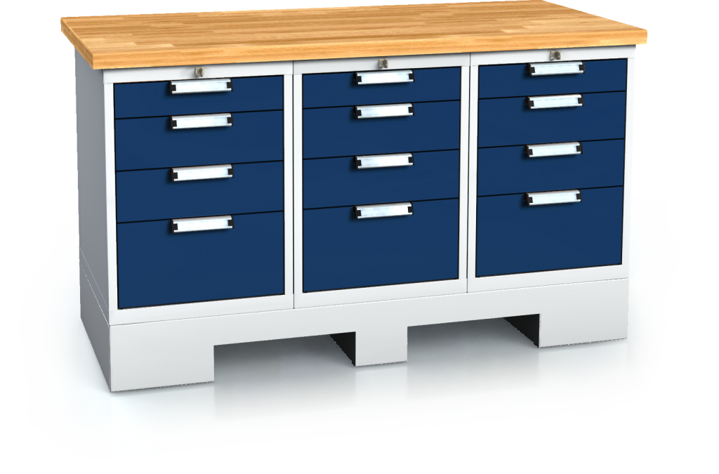 Standardausführung alpede UNI - Platten - Container - Robustes Palettengestell 880 x 1500 x 700